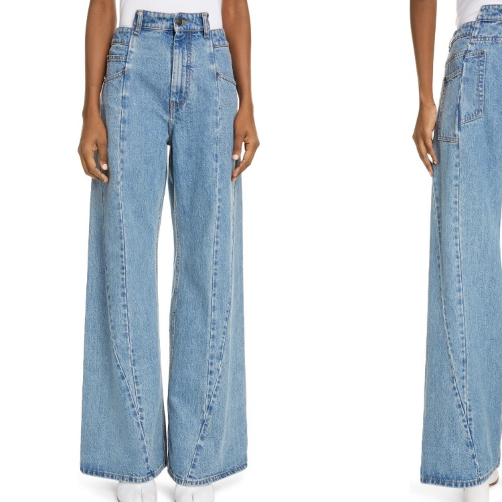 Maison Margiela decortique wide leg jean